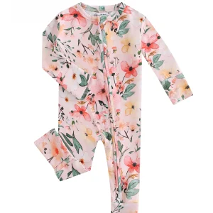Baby pajamas two-way zipper
