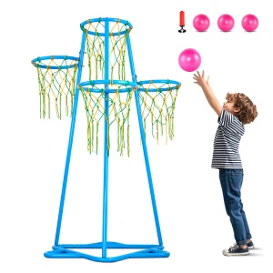 4-Hoop Basketball Hoop Stand