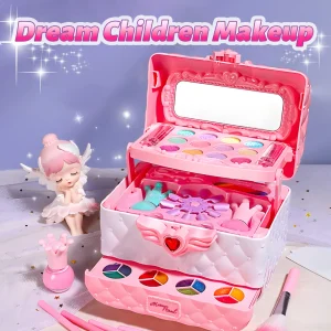 Kids Multi-Layer Foldable Play Makeup Set